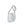Load image into Gallery viewer, Tulip Crossbody Bag (Silver Pebbled)