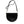 Load image into Gallery viewer, Forget Me Not Saddle Bag (Black Croc-Embossed)