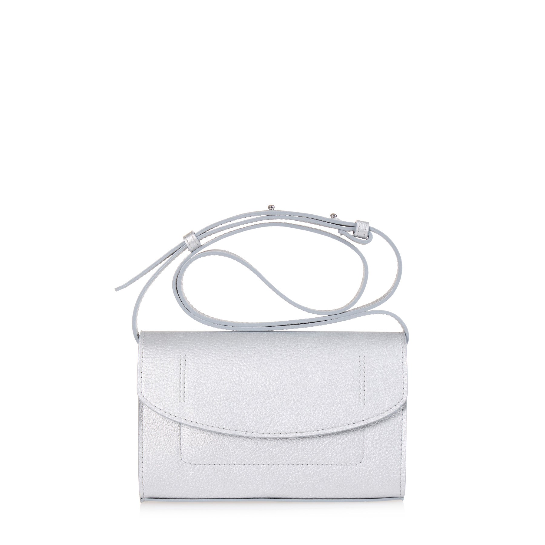 ショルダーバッグ・ポシェット HAHARCHIVE Light weight cross bag silver Lightweight Crossbody Bag (Silver) - HAH ARCHIVE Global