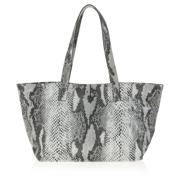 Rive Gauche Tote (Grey Snake Wash)