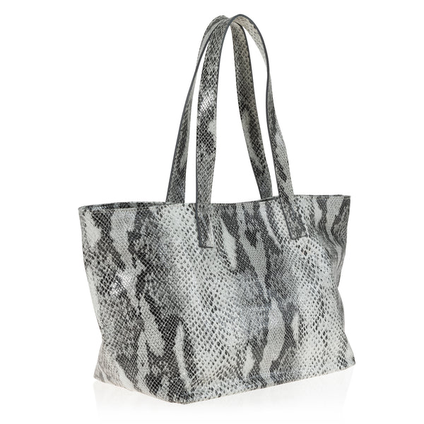 Rive Gauche Tote (Grey Snake Wash)